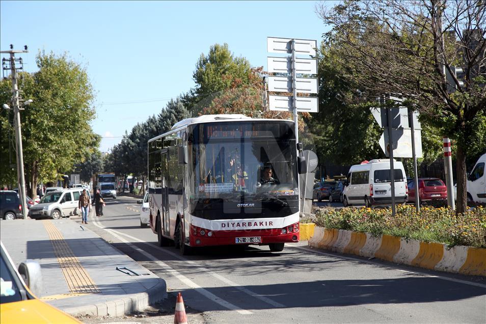 Diyarbakır'da vatandaşın ulaşım çilesi sona erdi
