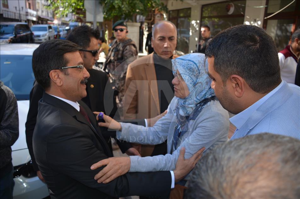 Diyarbakır'da Eker ve Kaymakam Atilla'dan esnaf ziyareti