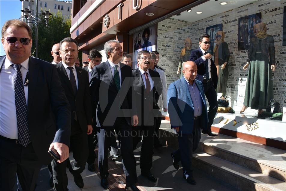 Diyarbakır'da Eker ve Kaymakam Atilla'dan esnaf ziyareti