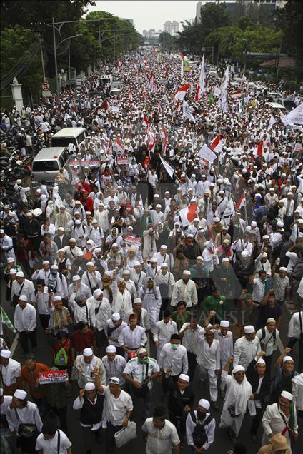 Demonstration in Indonesia