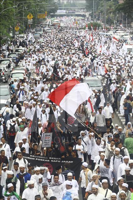 Demonstration in Indonesia