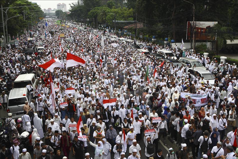 Demonstration in Indonesia