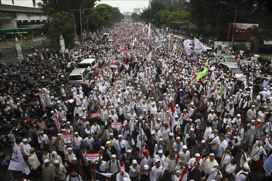 Demonstration in Indonesia