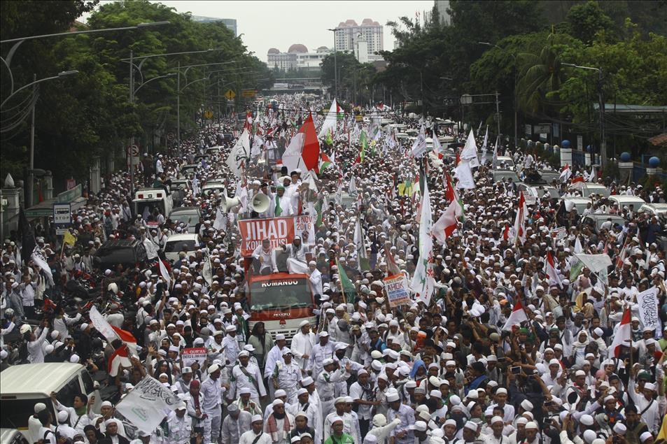 Demonstration in Indonesia