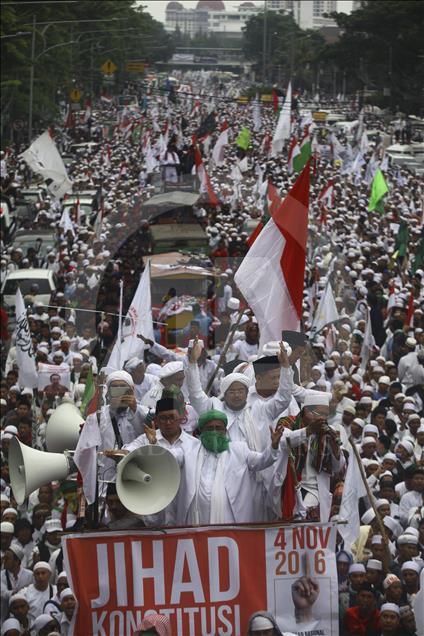 Demonstration in Indonesia