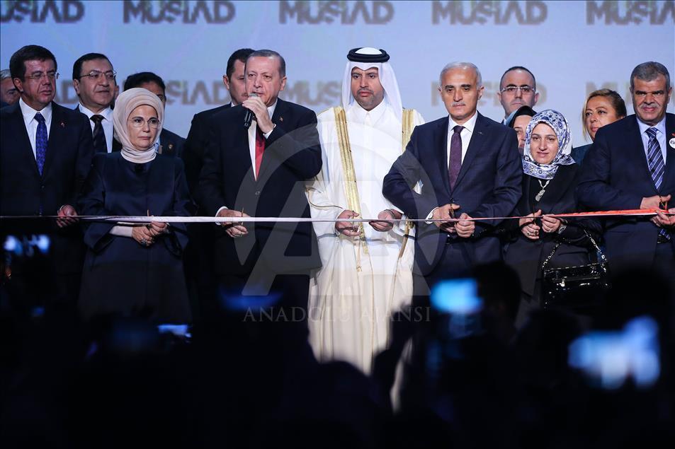 Erdoğan MÜSİAD EXPO ve 20. Uluslararası İş Forumu Kongresi'ne katıldı