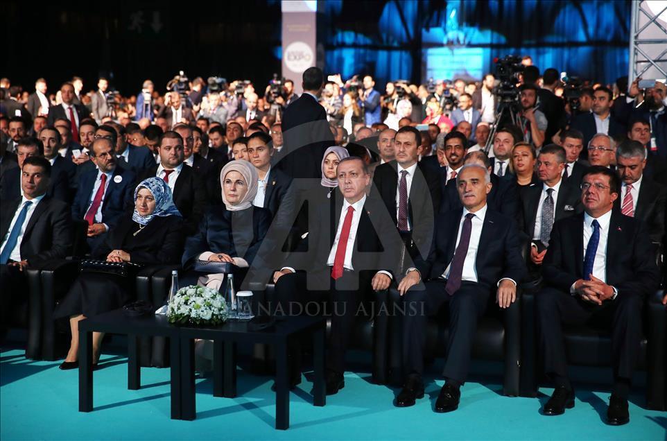 Erdoğan MÜSİAD EXPO ve 20. Uluslararası İş Forumu Kongresi'ne katıldı
