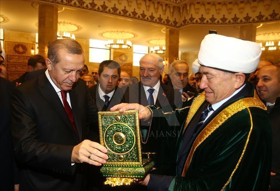 Opening ceremony of the Minsk Mosque in Belarus
