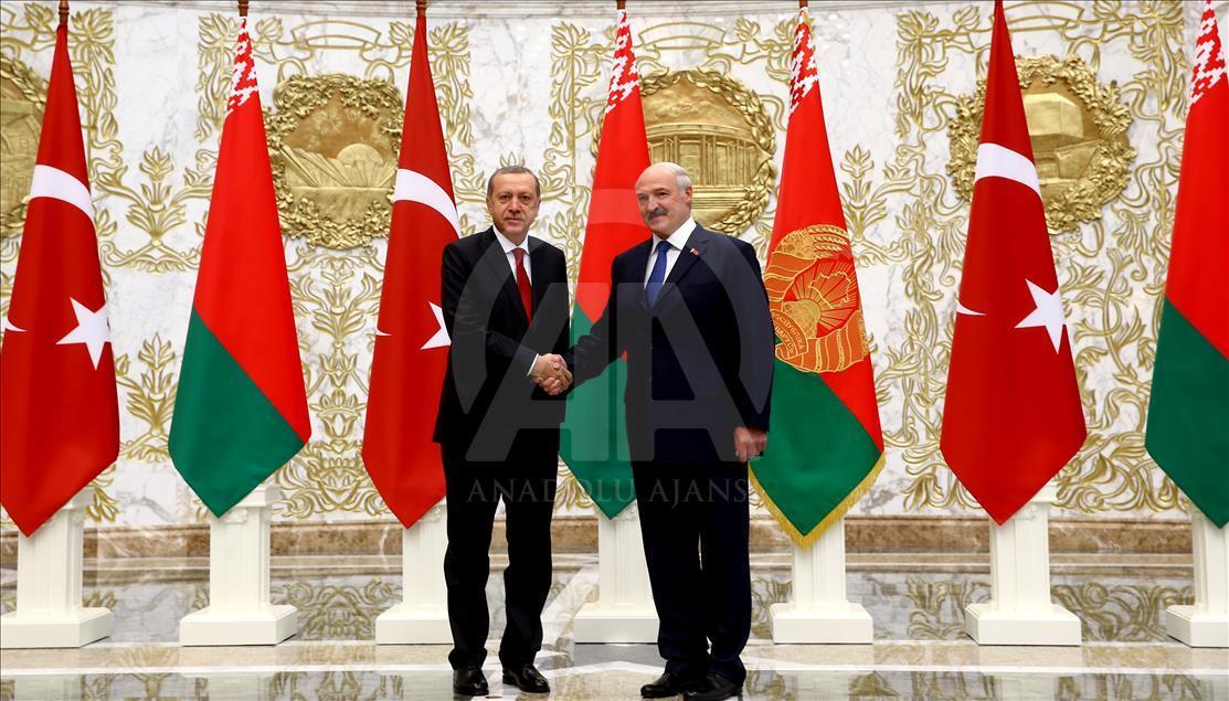 Turkish President Erdogan in Belarus