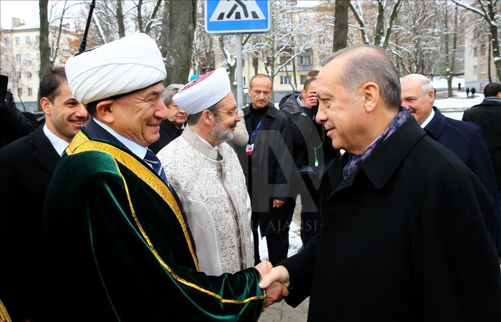 Opening ceremony of the Minsk Mosque in Belarus