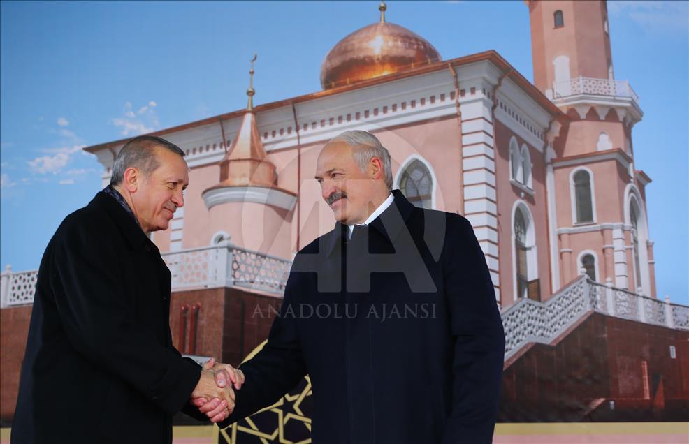Opening ceremony of the Minsk Mosque in Belarus
