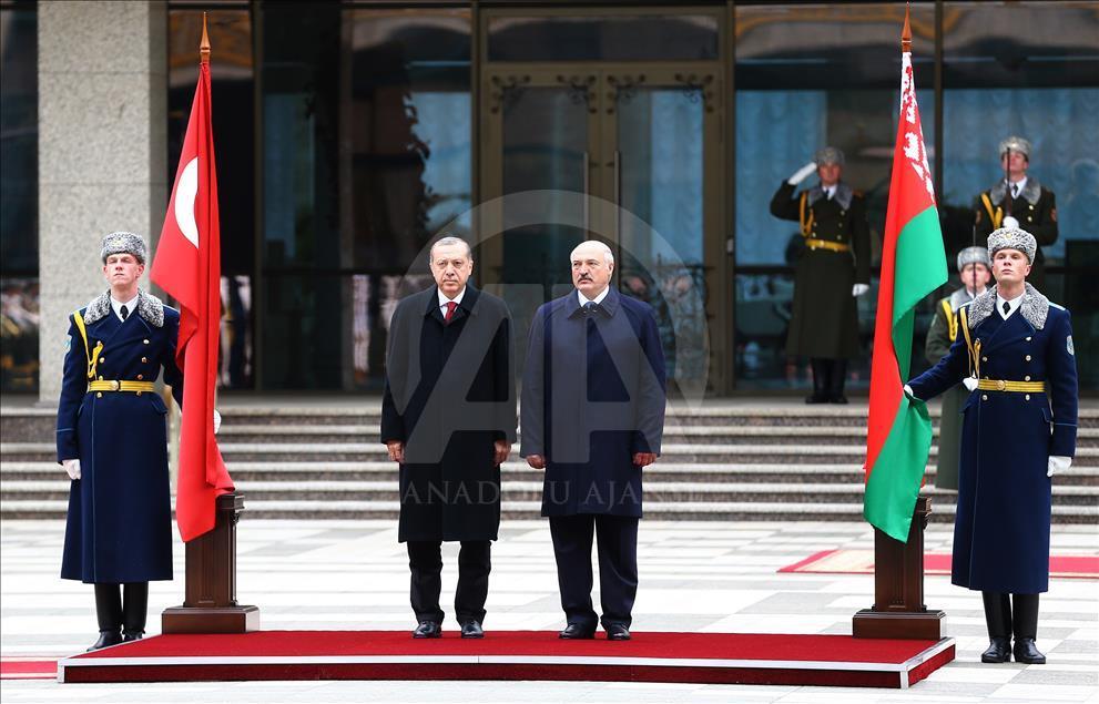 Turkish President Erdogan in Belarus