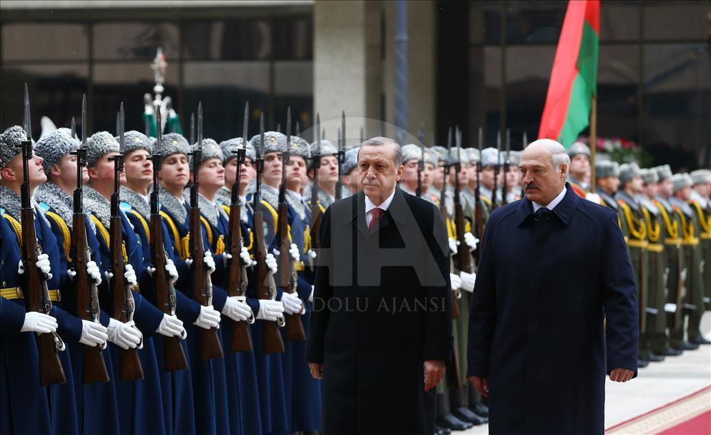 Turkish President Erdogan in Belarus