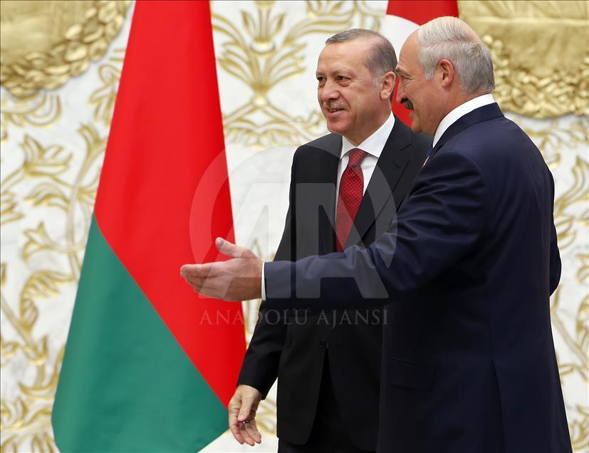 Turkish President Erdogan in Belarus
