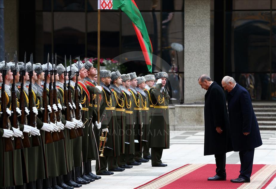 Turkish President Erdogan in Belarus