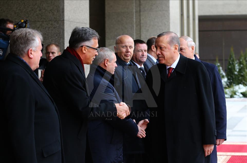 Turkish President Erdogan in Belarus