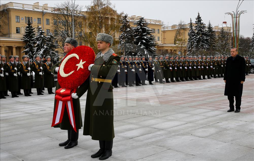Turkish President Erdogan in Belarus