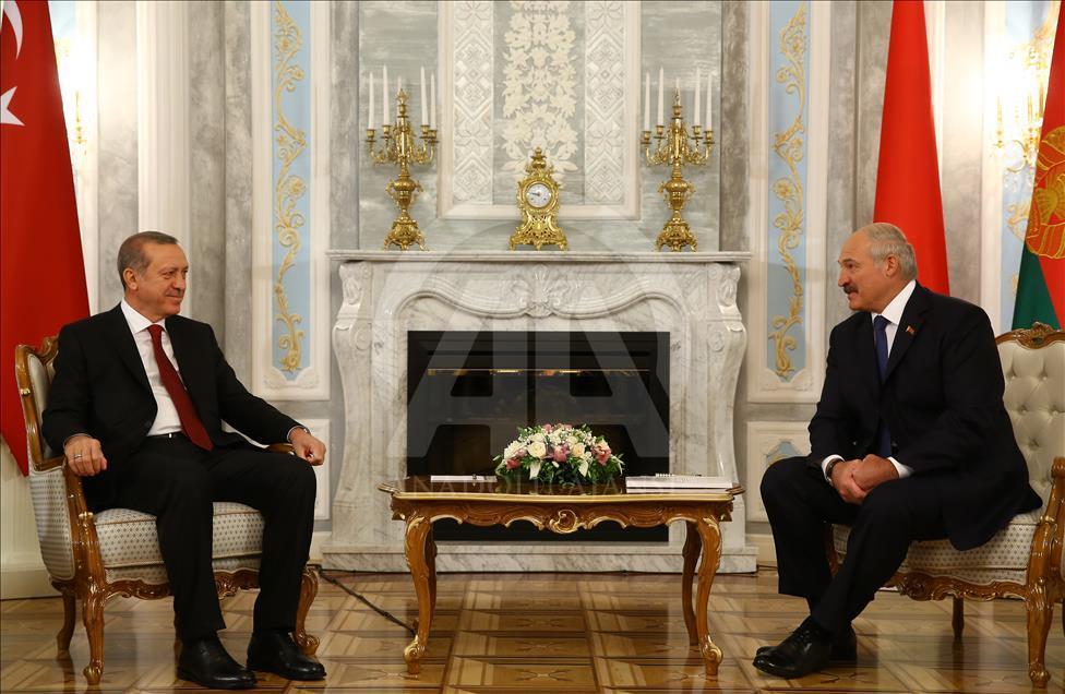Turkish President Erdogan in Belarus