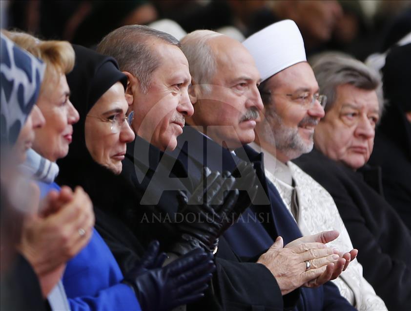 Opening ceremony of the Minsk Mosque in Belarus