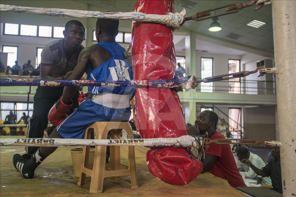 Ghana's National Amateur Boxing Championship in Accra.