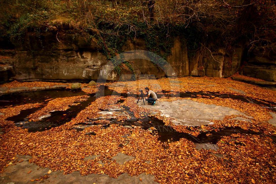 Kabaceviz Şelaleleri'nde görsel şölen

