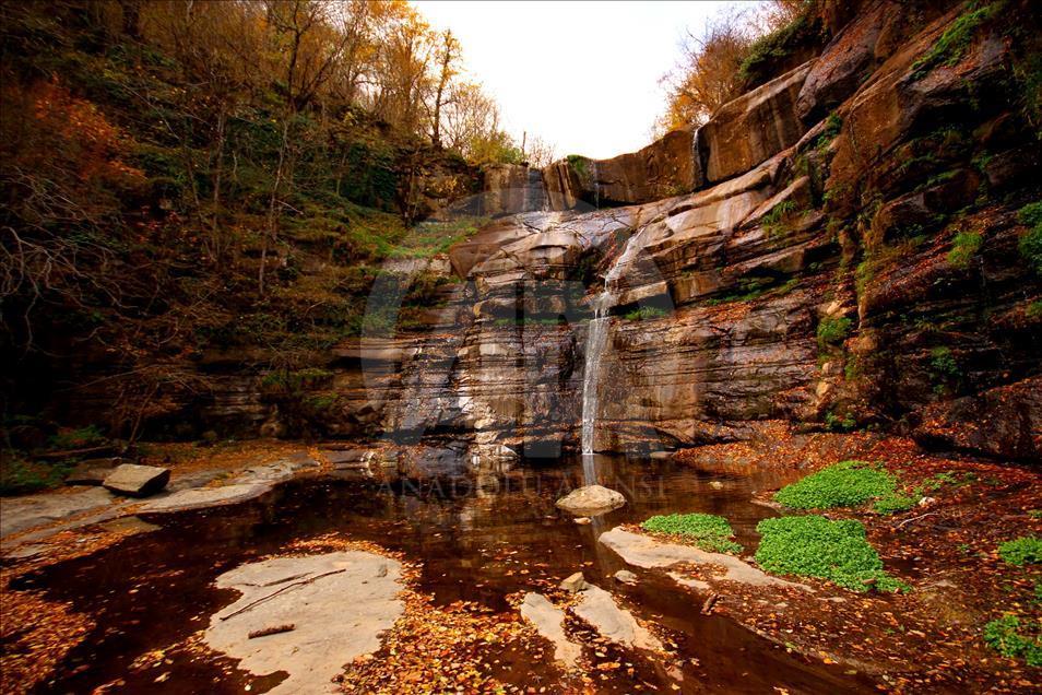 Kabaceviz Şelaleleri'nde görsel şölen
