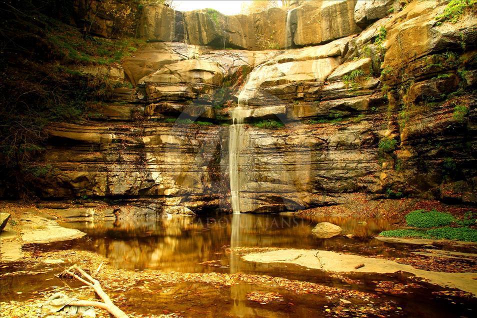 Kabaceviz Şelaleleri'nde görsel şölen
