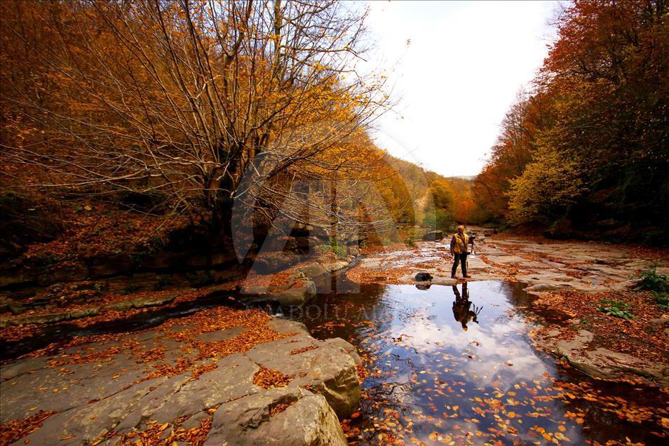 Kabaceviz Şelaleleri'nde görsel şölen
