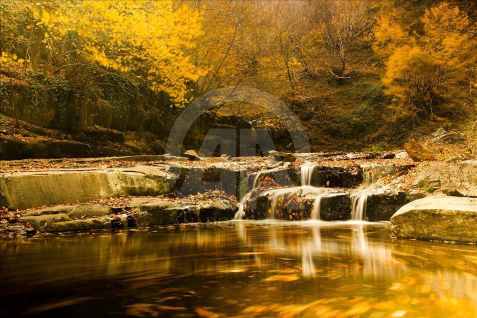 Kabaceviz Şelaleleri'nde görsel şölen
