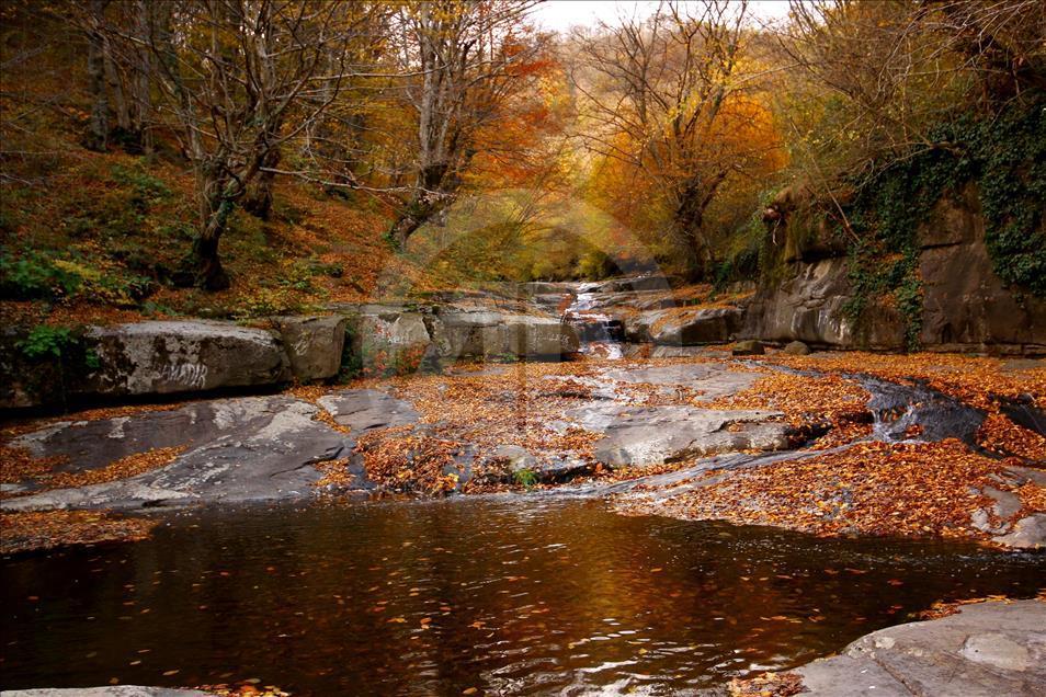 Kabaceviz Şelaleleri'nde görsel şölen
