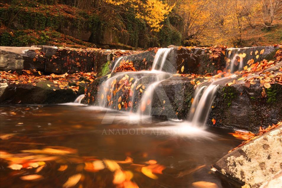 Kabaceviz Şelaleleri'nde görsel şölen

