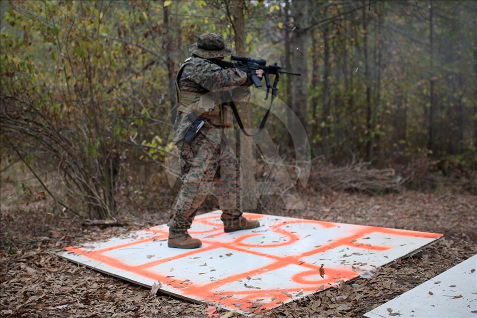 Trump supporter white supremacists' military drill in Georgia