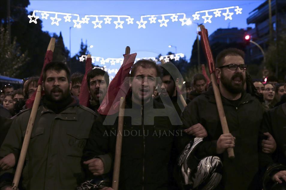 43rd anniversary of the 1973 students uprising against the military junta in Greece