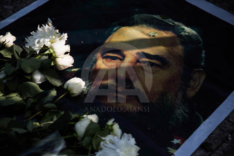 Commemoration of Fidel Castro in Mexico City