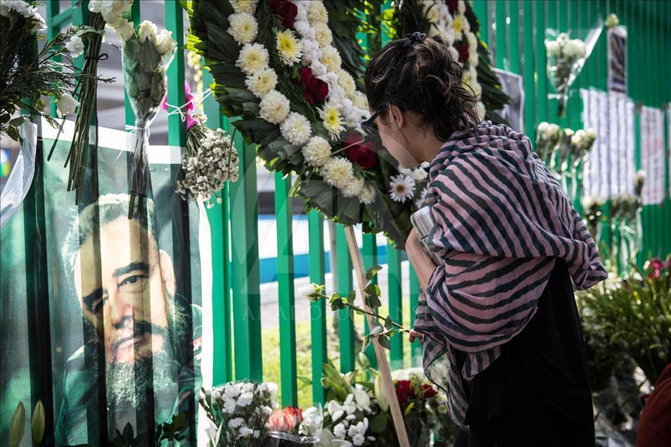 Commemoration of Fidel Castro in Mexico City