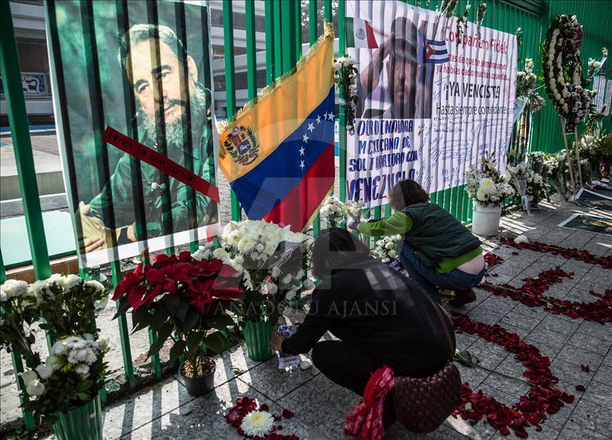 Commemoration of Fidel Castro in Mexico City