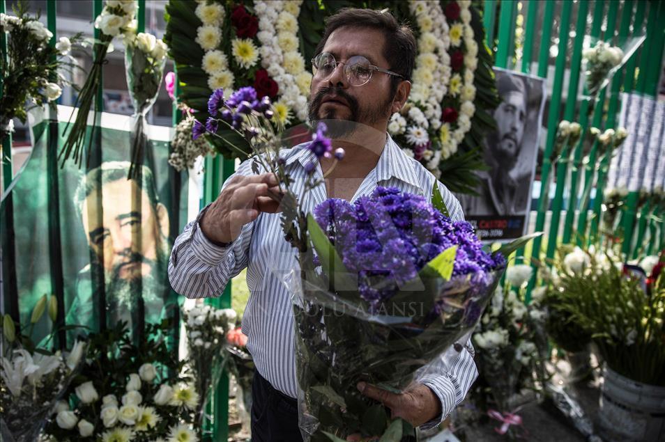 Commemoration of Fidel Castro in Mexico City