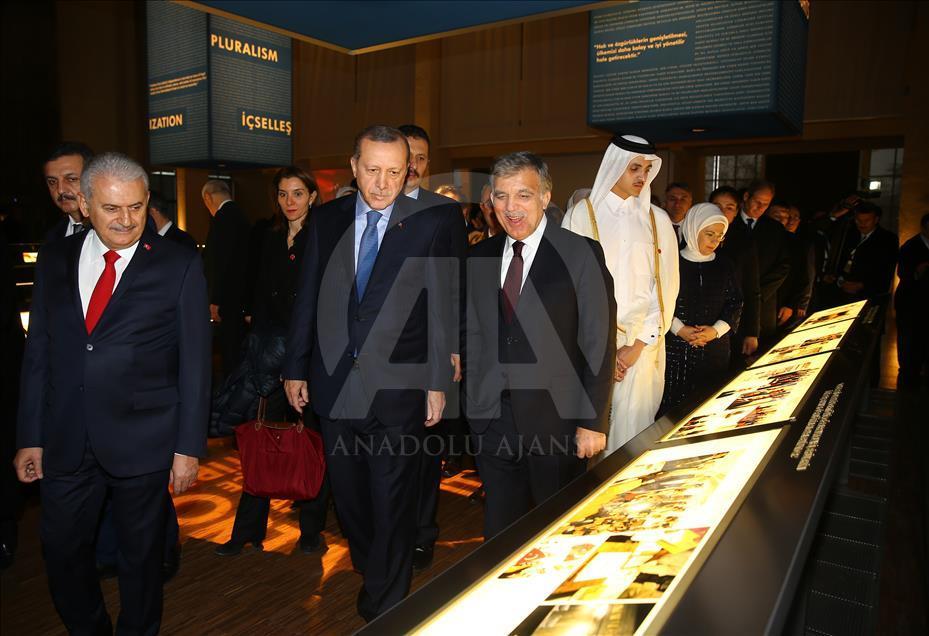 Cumhurbaşkanlığı Abdullah Gül Müze ve Kütüphanesi açılış töreni