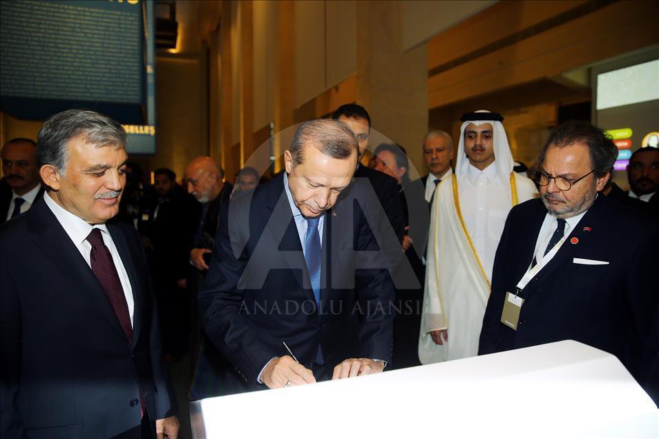 Cumhurbaşkanlığı Abdullah Gül Müze ve Kütüphanesi açılış töreni