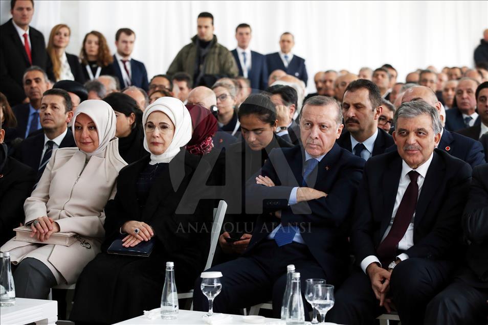 Cumhurbaşkanlığı Abdullah Gül Müze ve Kütüphanesi açılış töreni