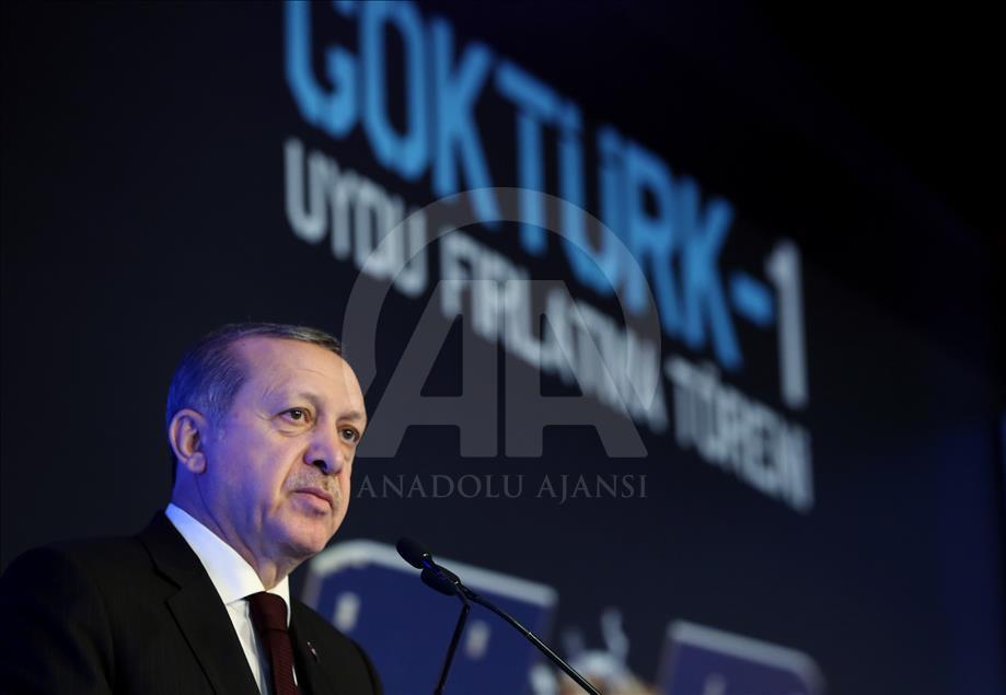 GÖKTÜRK-1 uydusu faaliyete alma töreni