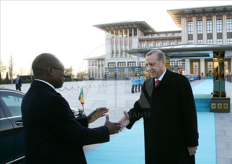 Cumhurbaşkanı Recep Tayyip Erdoğan'ın kabulü