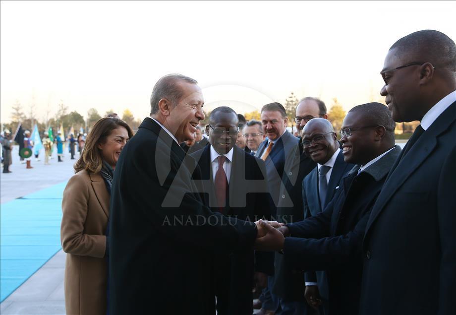 Cumhurbaşkanı Recep Tayyip Erdoğan'ın kabulü