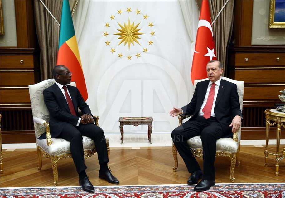 Cumhurbaşkanı Recep Tayyip Erdoğan'ın kabulü