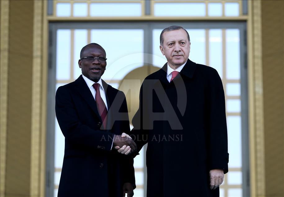 Cumhurbaşkanı Recep Tayyip Erdoğan'ın kabulü
