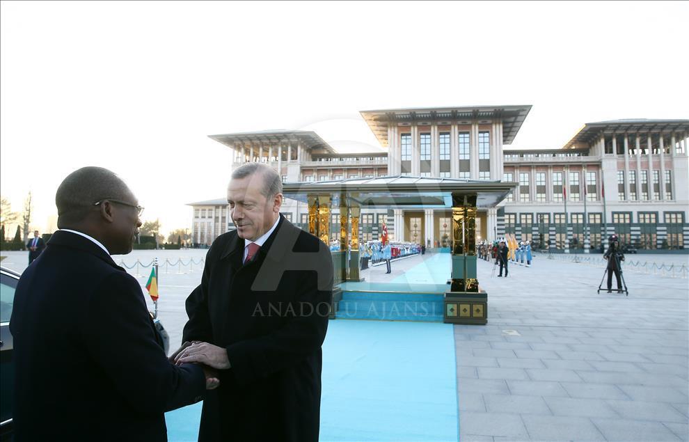 Cumhurbaşkanı Recep Tayyip Erdoğan'ın kabulü