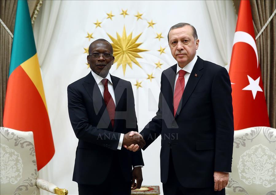 Cumhurbaşkanı Recep Tayyip Erdoğan'ın kabulü