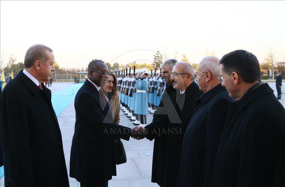 Cumhurbaşkanı Recep Tayyip Erdoğan'ın kabulü