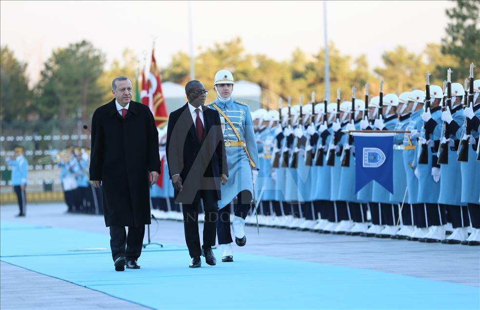 Cumhurbaşkanı Recep Tayyip Erdoğan'ın kabulü