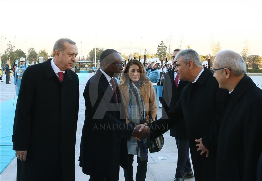 Cumhurbaşkanı Recep Tayyip Erdoğan'ın kabulü